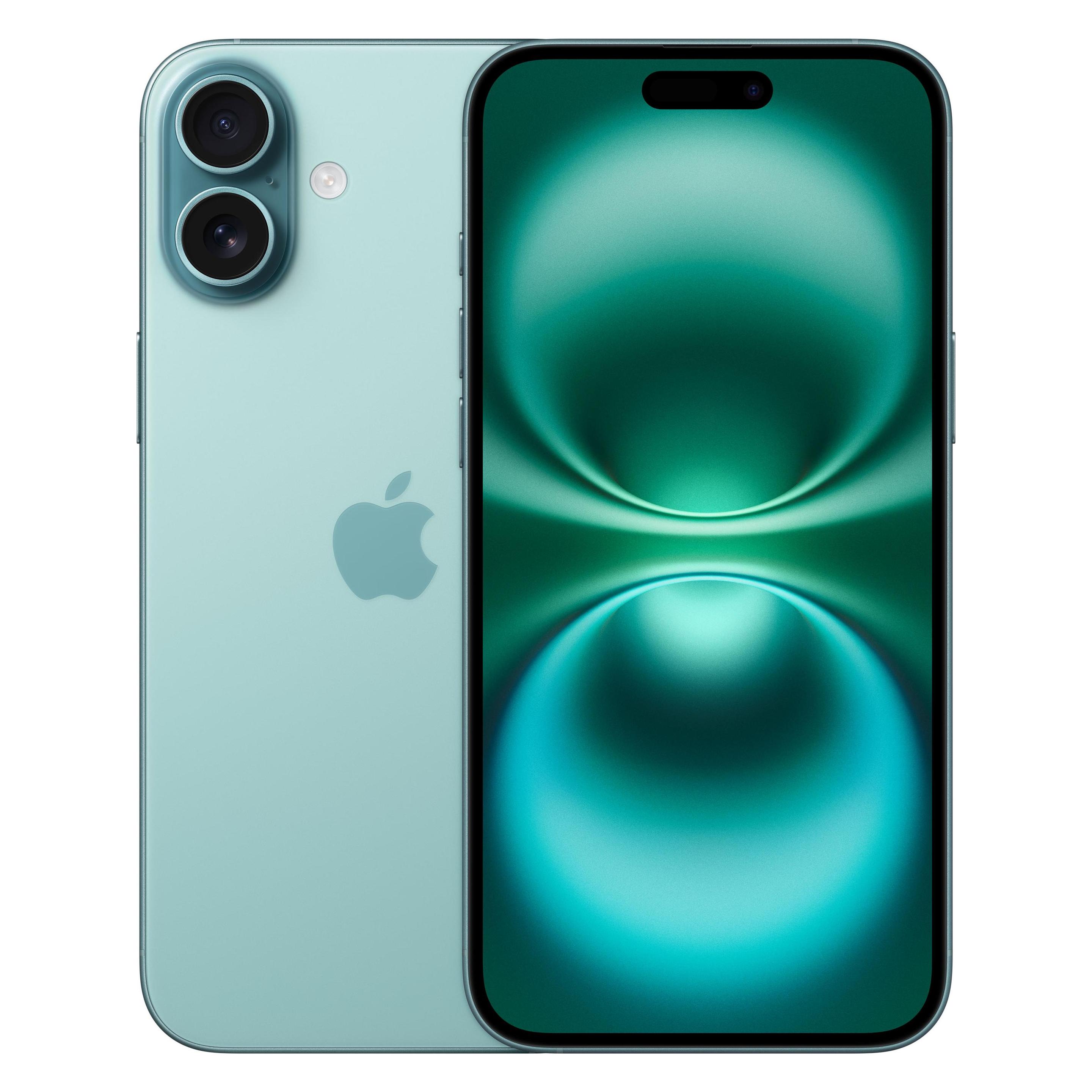 Apple iPhone 16 Plus (256 GB, Teal, 6.70", SIM + eSIM, 5G) (MXY53QL/A)