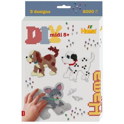 Hama® Bügelperlen kleine Geschenkpackung Hund und Katze.