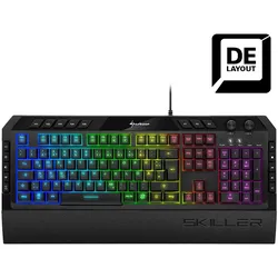 Sharkoon SKILLER SGK5 Rubber-Dome Gaming-Tastatur