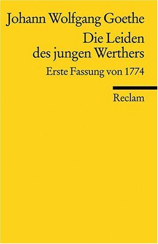 DIE LEIDEN DES JUNGEN WERTHERS - Preis vom 14.10.2026 23:07:16 h