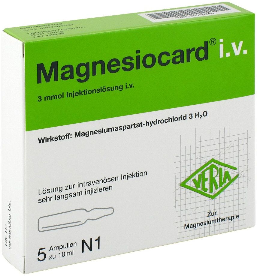 Magnesiocard intravenös Injektionslösung
