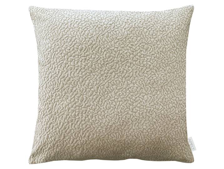 Dekokissen APELT Toulouse , beige (natur, unifarben), B:45cm H:10cm L:45cm, Chenille, Polyester, Dekokissen_Sitzkissen_Kissenhüllen, Dekokissen, Chenille mit 3D Effekt
