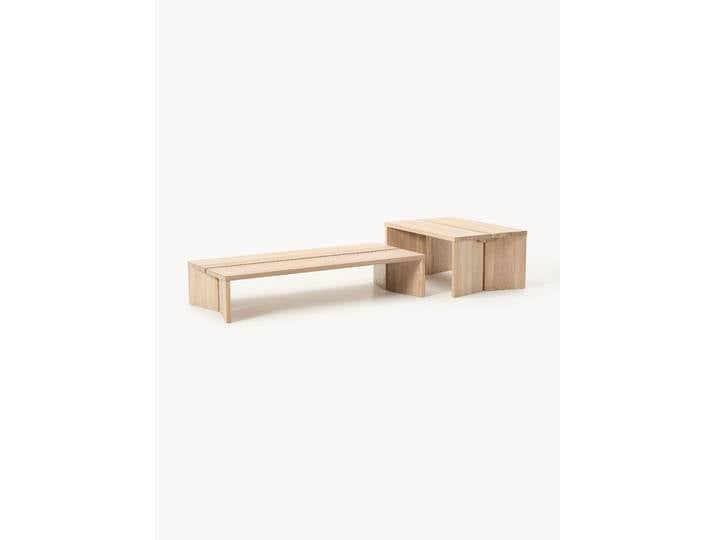Couchtische Amad aus Eichenholz, 2er-Set