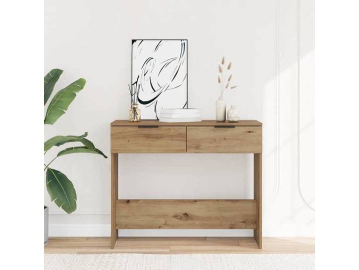 (ON SALE)Meuble Salon/Meuble d'Entrée - Table console - chêne artisanal - 90x36x75 cm Bois d'ingénierie EU825004