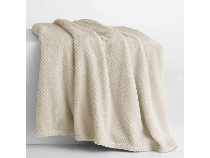 Kuscheldecke Enry 170 x 210cm Beige/Beige Microfaser