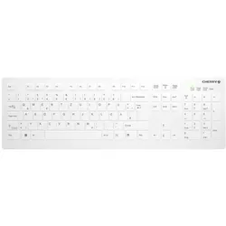CHERRY AK-C8112F kabellose Hygienetastatur - Deutsch - Weiß