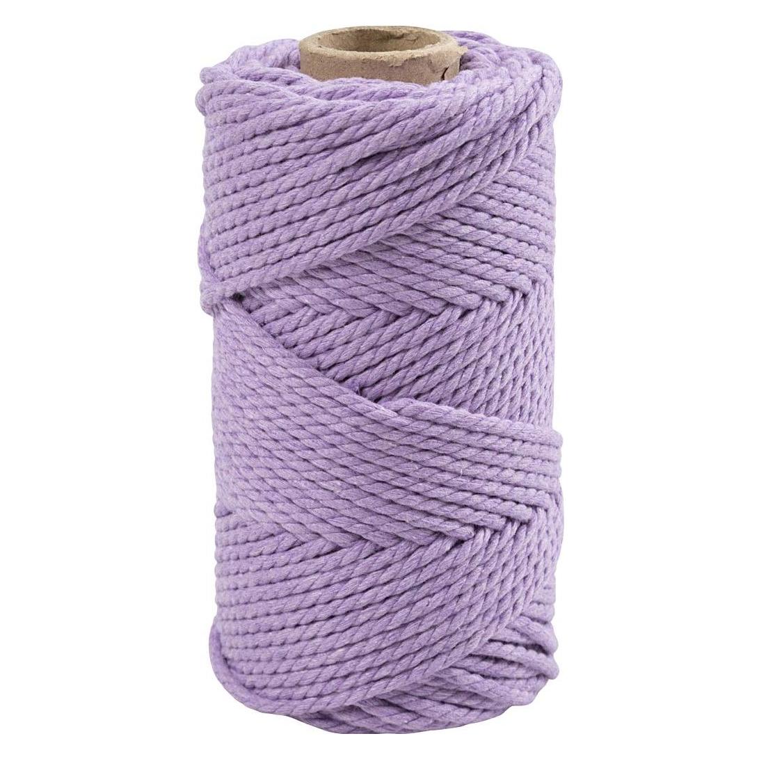 Creativ Company Baumwollgarn Makramee Rope 330 g Flieder (55 m) (414758)