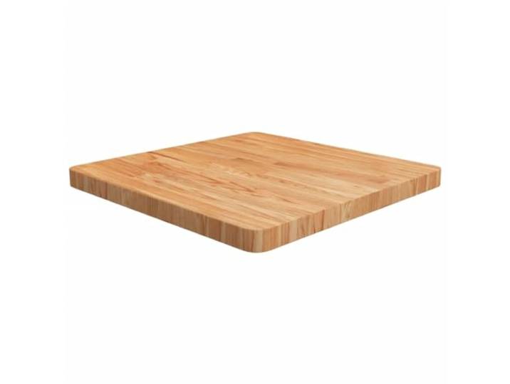 vidaXL Tischplatte Quadratisch Hellbraun 60x60x4cm Behandelte Eiche