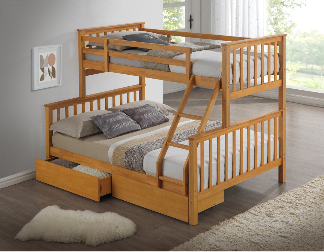 Isabelle & Max Thomson Bunk Bed Beech UK Single - DE 90 x 190 cm