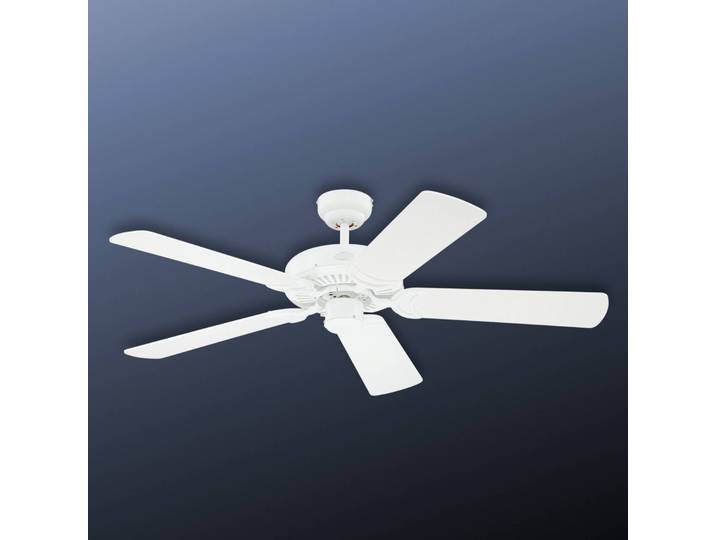 Westinghouse Deckenventilator Monarch, weiß, leise, Stahl MONARCH, weiß / opal, für Wohn- / Esszimmer, Kunststoff, Modern