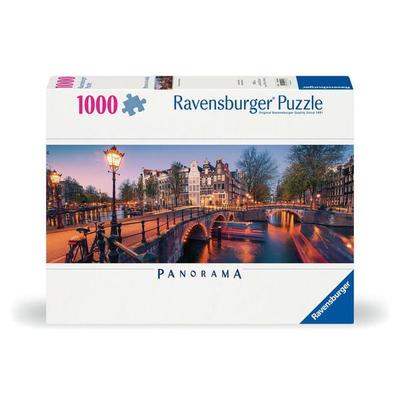 Erwachsenenpuzzle 1000 Teile - Abend in Amsterdam