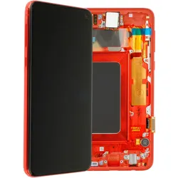 LCD-Kompletteinheit für Samsung Galaxy S10e G970F, Cardinal Red