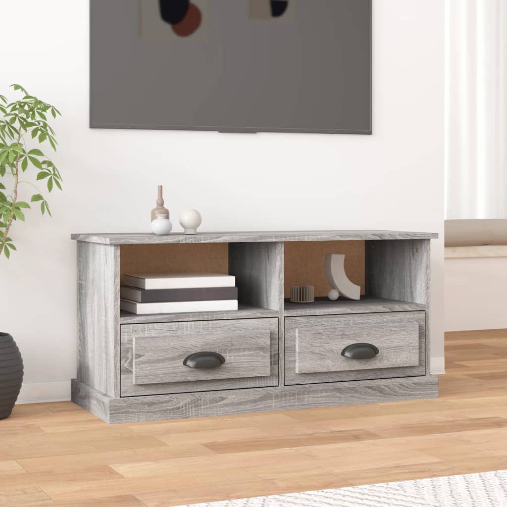 Natur Pur Comfrey TV Stand for TVs up to 42" Grey Sonoma 42"