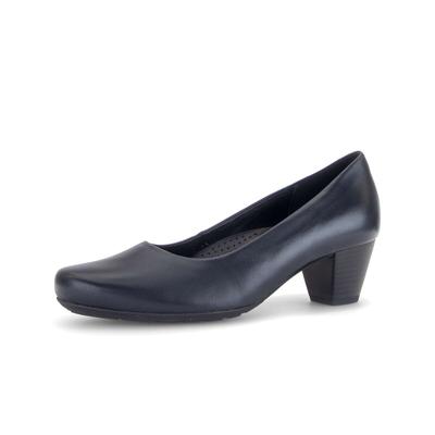 Pumps GABOR "Eleganter Pump", Damen, Gr. 38, blau, Schuhe Pumps
