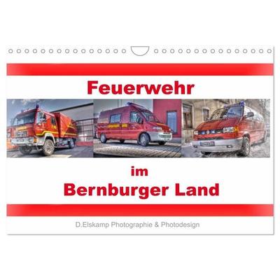 Feuerwehr im Bernburger Land (Wandkalender 2027 DIN A4 quer), CALVENDO Monatskalender