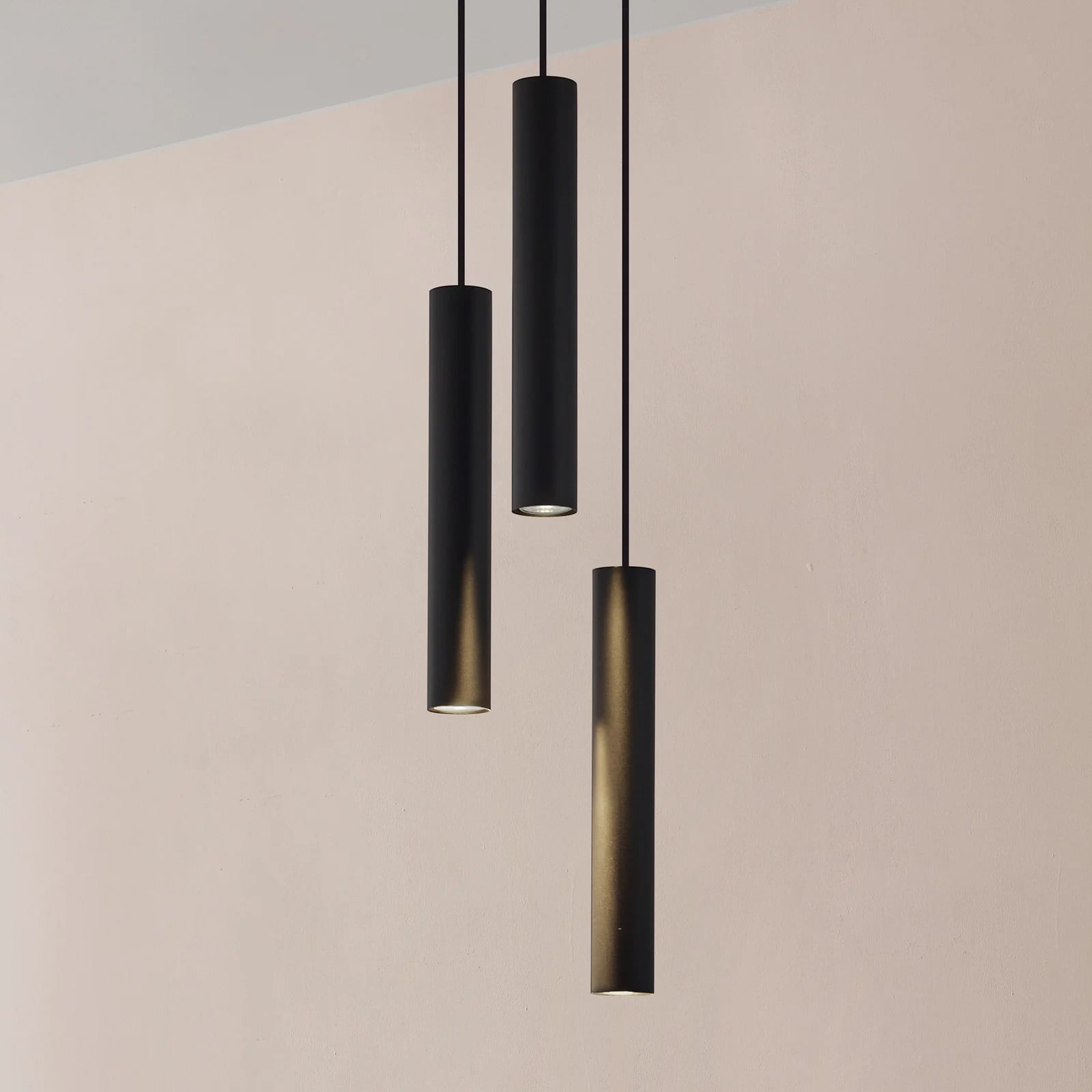 Lindby Joffrey Cluster Hanglamp - Zwart - Modern - Metaal - Dimbaar