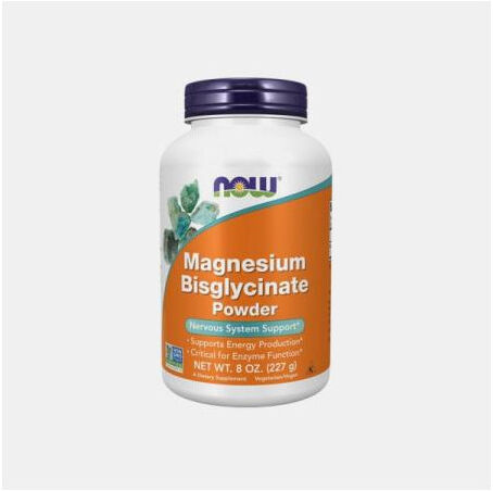 NOW MAGNESIUM BISGLYCINATE POWDER 227g
