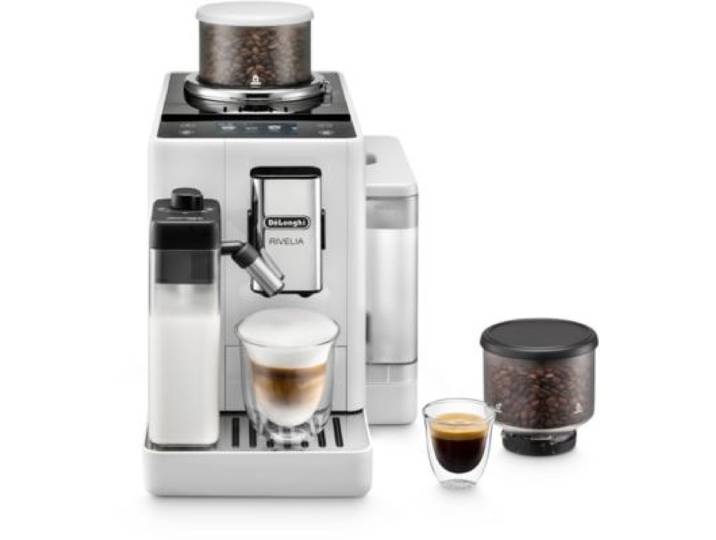 Delonghi - Expresso Broyeur Feb4455.W Rivelia Latte Blanche