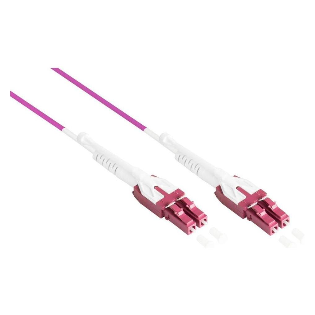Varia SO-37749 - Patchkabel LWL Duplex OM4 (Multimode, 50125) LCLC,UNIBOOT, 2m (2 m) (SO-37749)