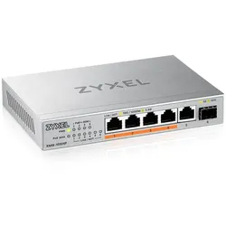 Zyxel XMG-105HP Unmanaged 2.5G Ethernet (100/1000/2500) Power over Ethernet (PoE) Silber