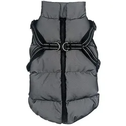 Liebherr PCHEŁKA Tina Grey - Hundebekleidung - Grösse S (S), Hundemantel