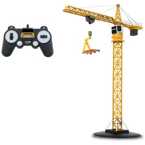 JAMARA Baustellenfahrzeug Turmdrehkran Liebherr, ferngesteuert, mit Batterie & Fernsteuerung, Höhe 100 cm