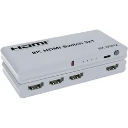 PremiumCord HDMI Switch 3:1 mit Fernbedienung, Switch Box
