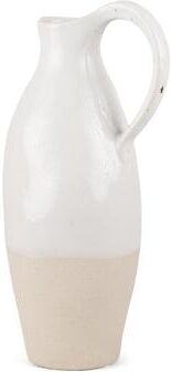 Mercana Valora Cream Vase - 7.1L x 5.3W x 14.4H