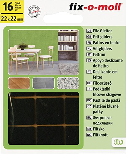 Fix-O-Moll Flizglijder wit plastic 16 stuks