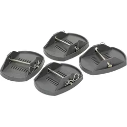 Berger Caravan Foot Stützplatten 4er-Set