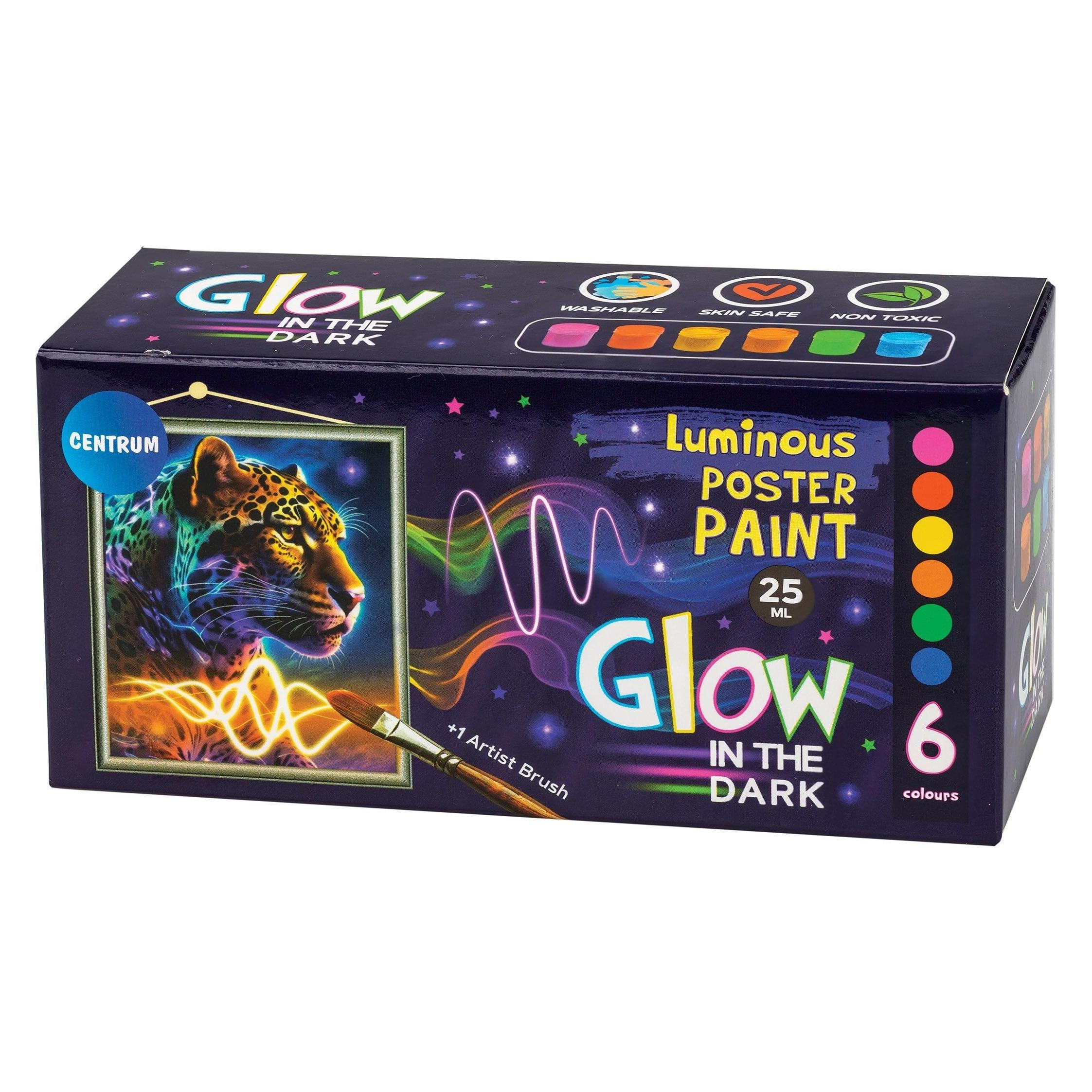 Centrum Gouache-Farben, 6 Farben. Leuchten im Dunkeln (71815799)