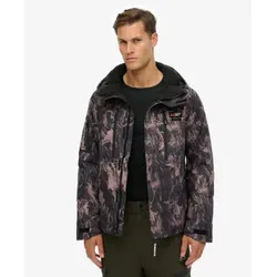 Superdry für Herren. MS110190A Ski Shell Jacke braun, schwarz (L), Lässig, Sportlich, Schnee, Recyceltes Polyester, Nachhaltig