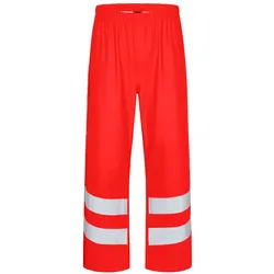 Warnschutz PU-Regenhose "2921-102" Safety - M - Rot