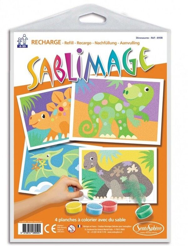 SentoSphère Recharge Sablimage Dinosaures