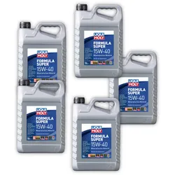 5x Motoröl LIQUI MOLY 1440 Formula Super 15W-40 Motorenöl Motor Öl Mineralisch 5L