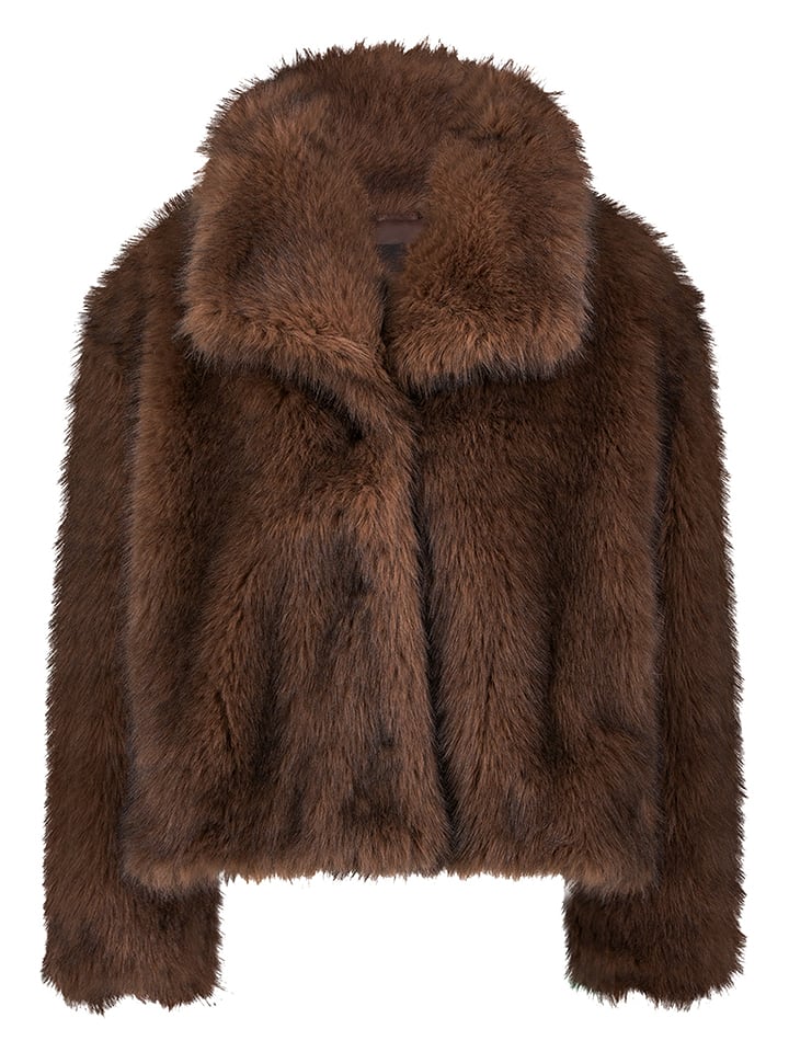 Zero Teddyjacke in Braun - 42