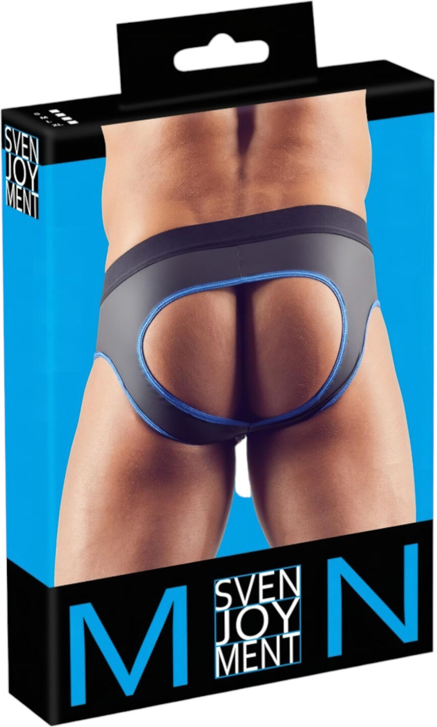 Svenjoyment - Open Jock Briefs (Black-Blue) - M