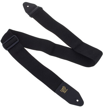 Ernie Ball 4037 Poly Strap Black Schwarz