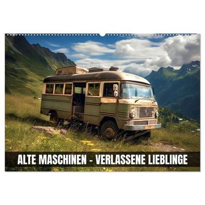 Alte Maschinen - verlassene Lieblinge (Wandkalender 2027 DIN A2 quer), CALVENDO Monatskalender