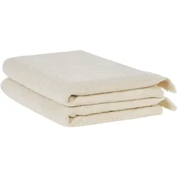 BADEHANDTUCH 2-teilig Beige Atiu