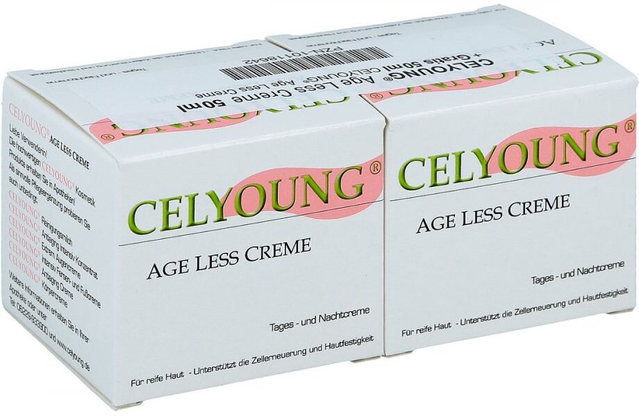 Celyoung age less Creme plus eine Gratis 2X50ml