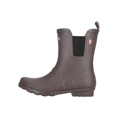 Gummistiefel MOLS "Suburbs", Damen, Gr. 37, braun (dunkelbraun), Gummi, Schuhe Gummistiefel, mit wasserdichter Funktion