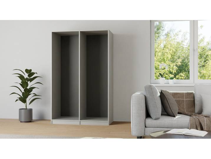 Kleiderschrankkorpus Premium Dekore Grau
