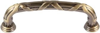 "Utopia Alley Riga Cabinet Ring Pull Knob/Pull, Antique Brass, knob 1.58""/3.75""/5"" center to center"