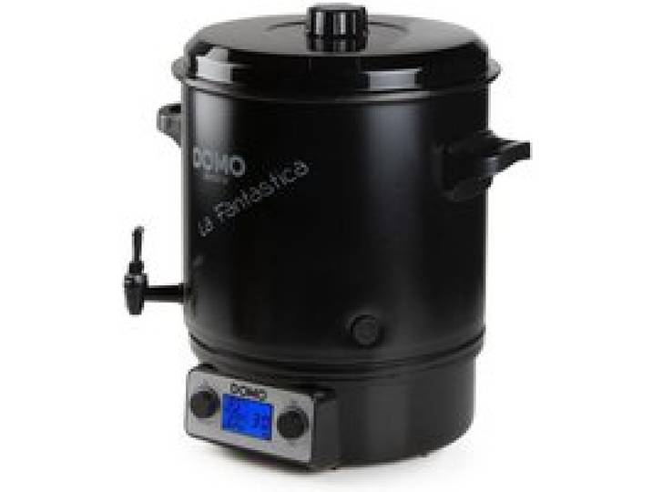 Marmite électrique - DOMO - DO42327PC - 2000 W - Minuterie - Acier inoxydable