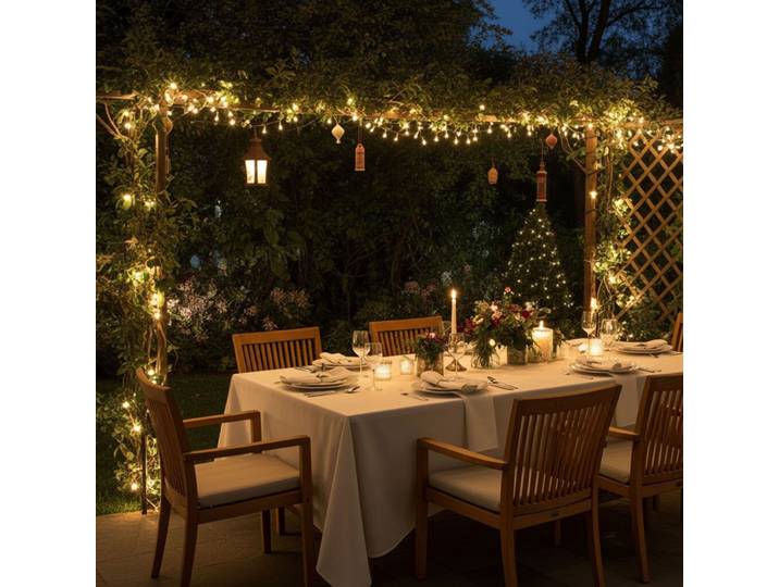 XL Lichterkette 320 LEDs warmweiss, IP44, 24 m