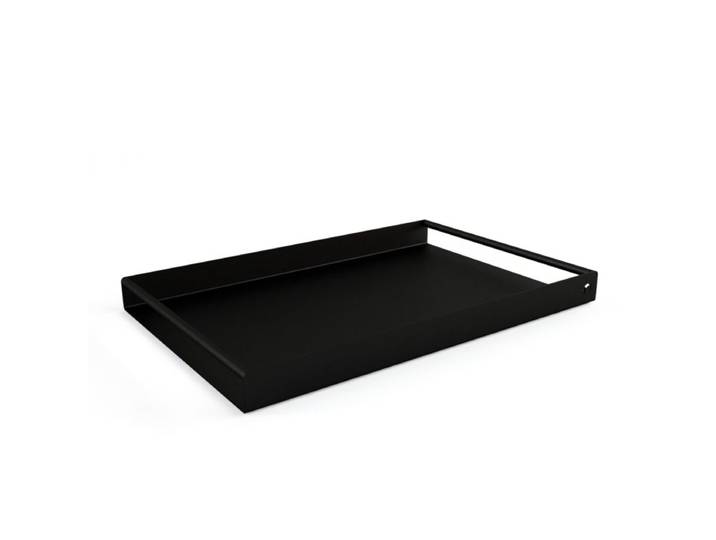 Metallbude Dava Serviertablett aus Metall - Metall schwarz pulve