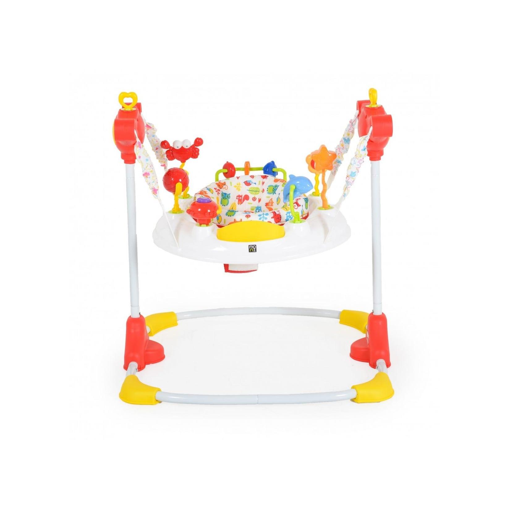 Hopser Vista mit Spielcenter, Musik, Licht, MP3-Anschluss, Höhe einstellbar weiß rot
