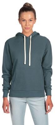 Next Level 9303 Santa Barbara Hoodie Sweatshirt in Denim size XS   80/20 Cotton/Polyester NL9303