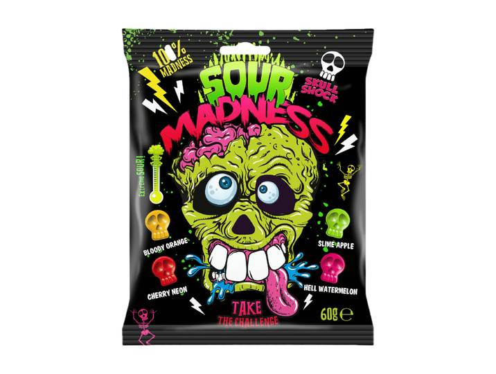 Sac de bonbons acidulés Fous 60 g